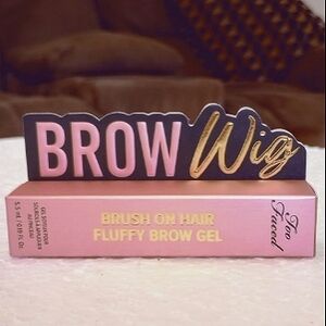 Too Faced Brow Wig TAUPE Brush On Hair Fluffy Brow Gel New